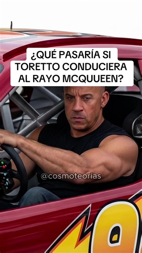 Qué pasaría si Toretto conduciera al Rayo MacQueen… #humor #comedia #mcqueen #torettosfamily #cosmoverso