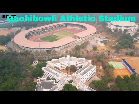 Gachibowli Athletic Stadium | Hyderabad city drone view| Telangana | India