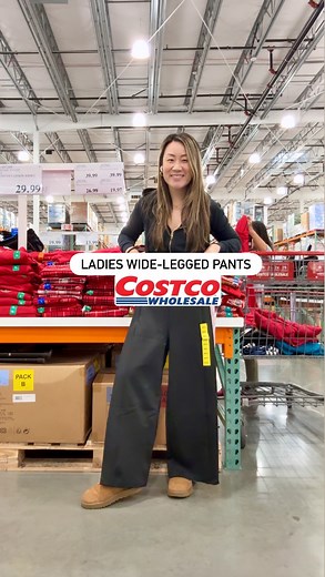 382K views · 1.2K reactions | ✨ladies wide legged pants $19.99✨ Item #: 1893620 These are cute. I almost got them but they didn’t have my size in the color I wanted 﫠 Newark Costco | Costco Claudia | Facebook