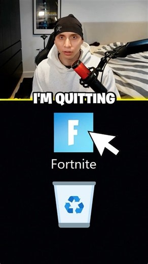 Worthy is quitting Fortnite...