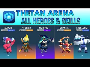 THETAN ARENA ALL HEROES AND SKILLS