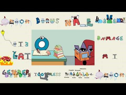 Funny Alphabet Lore Parody | Original 2D Frame-by-Frame Animation