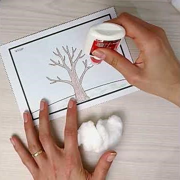 🍃 Four Seasons Trees Craft Mini Book – Fun Seasons Activity for Kids