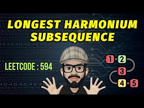 Leetcode 594 | Longest Harmonium Subsequence leetcode | Leetcode POTD