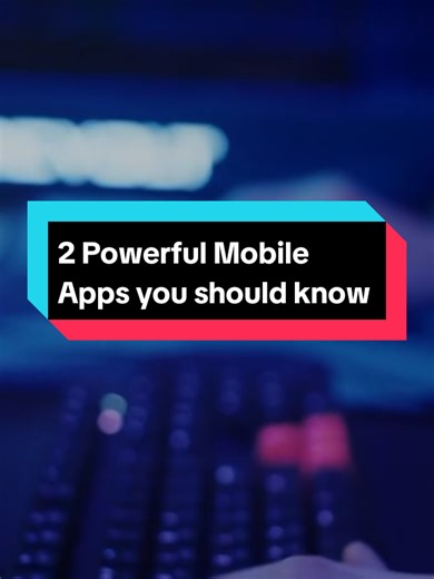 2 Powerful Mobile Apps you need to try #mobileapp #AndroidTips #PhoneHacks #TechTok #FYP