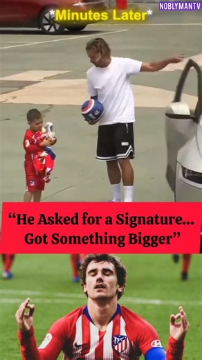 Young Fan Meet Griezmann What Happened Next Was Incredible #footballshorts #griezmann #france #spain