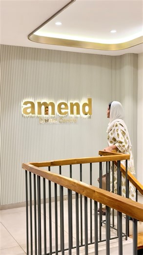 Thasneem Thaj | അപ്പോ ഇനി പല്ലിൽ കമ്പി ഇട്ട് ബുദ്ധിമുട്ടണ്ടാ..😬 Go for aligners instead! @amenddental Center offers the best services just for you!... | Instagram