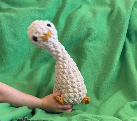 Large Crocheted Silly Goose/duck - Etsy