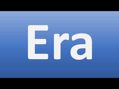 How to Pronounce 'ERA' Correctly