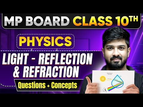 Light - Reflection & Refraction Exercise Solution + Concept | MP Board Class 10th Science (Physics)