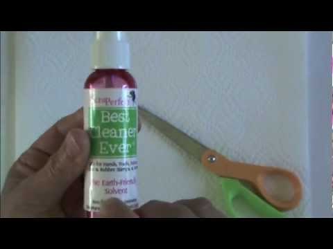 Remove and Clean Sticky Adhesive Residue from Scissors-FAST!