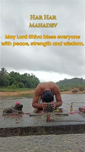 Sacred Abhishekam at Tungabhadra River | Sringeri Sharada Peetham | Lord Shiva 🙏🕉️