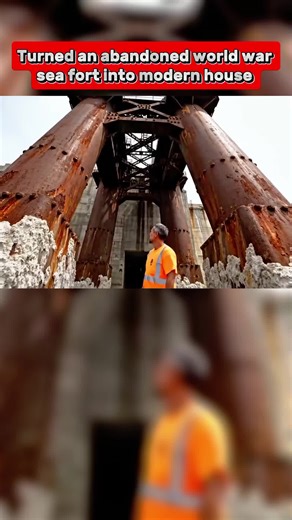 part 1|Turned an abandoned world war sea fort into modern house|#faryou #bushcraft #build #house #foryoupage