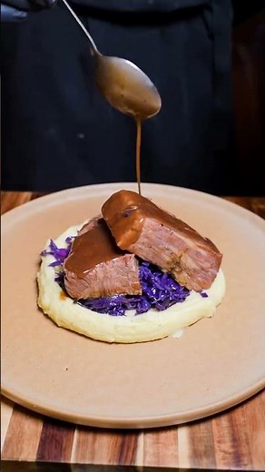 Slow Cooked MB5+ Brisket That Melts In Your Mouth at Volcanos Steakhouse!
