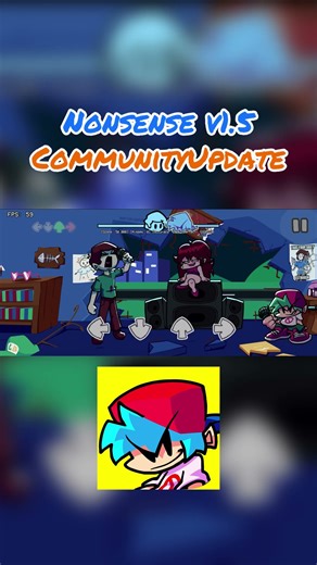 FNF Mobile | Nonsense v1.5 CommunityUpdate #shorts #shortvideo #parati #fnf #fnfandroidport #video