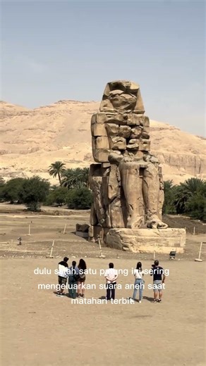 Ancient Wonders of Egypt: The Mystery of the Colossi of Memnon #worldmysteries #worldhistory #fyp