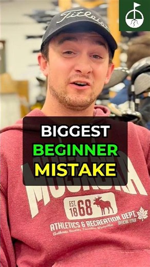 The Biggest Mistake Beginner Golfers Make ⛳️ #Shorts #Golf #Beginners #GolfRoots #Golfer #GolfTips