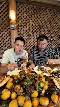 Genghis Khan's Favorite Dish: Mongolian-Style Meat on Hot Stones🔥
