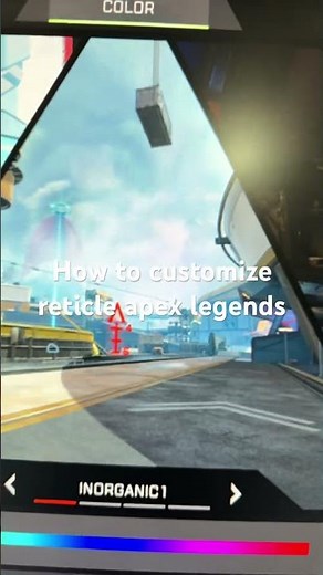 How to customize reticle apex legends