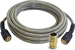 Simpson Cleaning 40226 Morflex Series 3700 PSI Pressure Washer Hose, Cold Water Use, 5/16 Inch Inner Diameter, 50 Feet, Natural