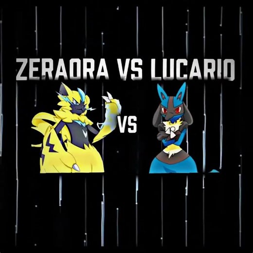 Edit Zeraora vs Lucario Pokémon batalla #edit #pokémon #battle