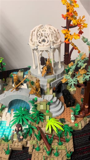 Some compatible elf figures from aliexpress. For non Lego these have surprisingly good quality and details for these figures which go perfect in the Lego rivendail set #lego #legolordoftherings #lordoftherings #legomoc #moc