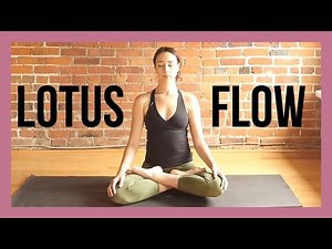 45 min Lotus Pose Yoga Flow - Deep Hip Opening Vinyasa Yoga