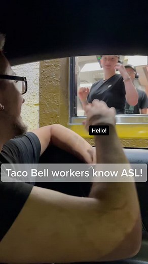Taco Bell Workers Communicate with ASL | Deaf TikTok Trend