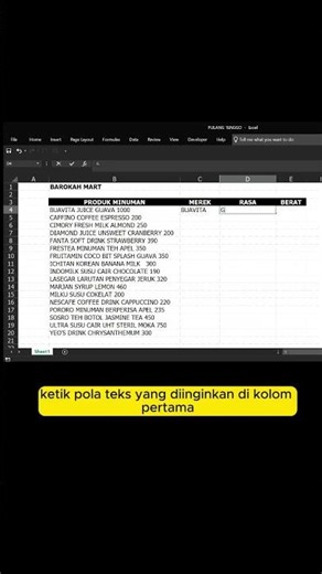 Jangan Ngetik Manual Lagi! 😱 Cara Cepat Pisah Nama #Excel #Excel #Shorts #flashfill