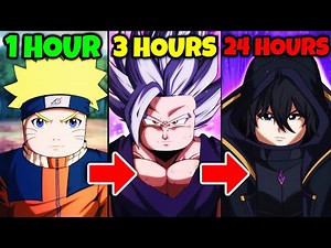 I Spent 24 HOURS Becoming OVERPOWERED on NEW Anime Saga Roblox!