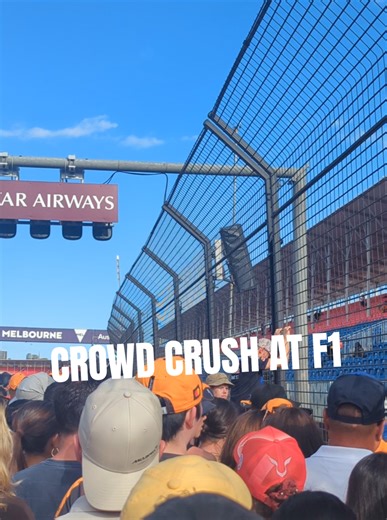 Crowd Management Issues at Melbourne F1 Event