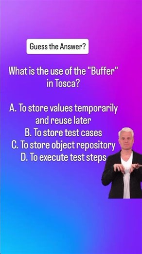 What is the use of the "Buffer" in Tosca? | Tosca Interview Question