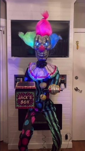 🎃 Neon Jack in the box clown 2026 - Home Depot - Light Demo 🤡
