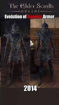 The Evolution of Daedric Armor