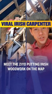 1.4M views · 8.7K reactions | 21 year old Cork Man Eoin Reardon has put Irish woodwork on the map with his videos resulting in 2.5 million TikTok followers 蝹 Tune in to Weekend Breakfast with Alison Curtis tomorrow at 10.30am to hear his story  | Today FM | Facebook