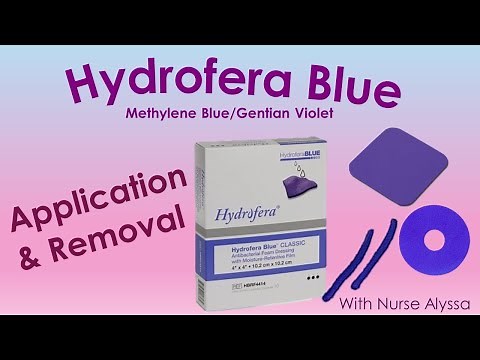 Hydrofera Blue: Application and removal