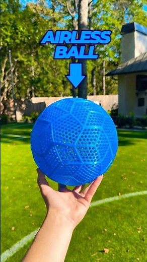 First Airless Soccer Ball!