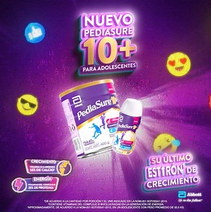 ¡No dejes que su adolescente se quede atrás! ​⚡️🛹🏀 Apoya su último estirón de crecimiento con el nuevo Pediasure® 10 , con una fórmula diseñada especialmente para ellos, que le proporcionan nutrientes esenciales para esta etapa. ​💯 ​ Encuéntralo en la siguiente liga 👉: https://bit.ly/3XhA3PT​ #PediaSure10 #SuÚltimoEstirónDeCrecimiento #PediaSureMéxico #NuevoPediaSure10 | PediaSure Latinoamérica