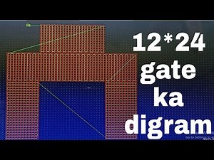 3D pixel gate ka digramow to make 3D pixel gate 12* 24