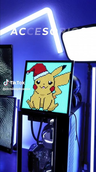 Enhance Your Gaming Setup with Divoom Pixoo 64 Pixel Art Display!