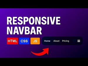 Responsive Navbar with Toggle Menu | HTML & CSS Only