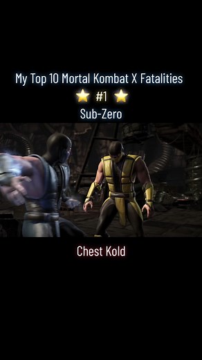 Top 10 Mortal Kombat X Fatalities featuring Sub-Zero