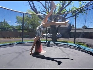 How to do Front Hand Spring on trampoline in four easy steps!