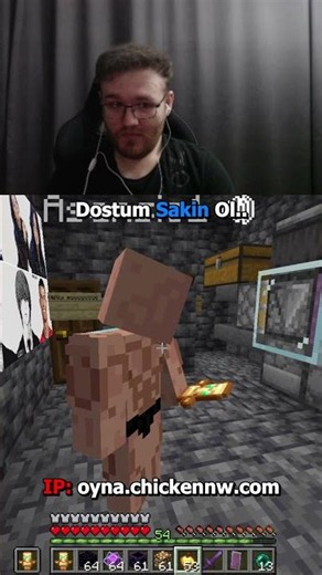 chickenHolmes Talks to a Follower! #minecraft #chickensmp