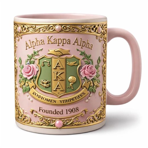 Alpha Kappa Alpha Mug, AKA Sorority Gift, Pink Gold Crest Coffee Mug, AKA Sister Gift, Sorority Graduation Gift, Founded 1908 Mug - Etsy Canada
