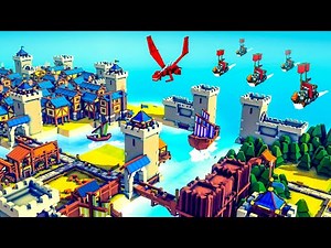Invading Dragons and Vikings Team Up And Attack Our Castle - Kingdoms and Castles AI Update Gameplay