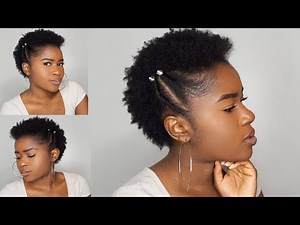 Quick & Simple Twisted Frohawk on Short (TWA) 4c Natural Hair!!!|Mona B.