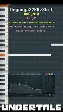Another Medium FL Studio Breakdown #undertale #flstudio