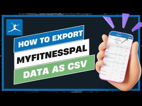 How to Export Your MyFitnessPal Data as a CSV (Premium Feature)
