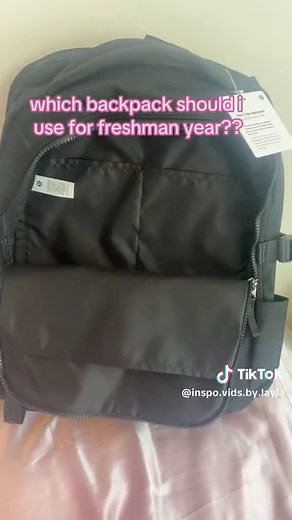 north face jester vs lulu new crew #school #backtoschooltips #backpack #northface #lululemon #fypシ゚viral